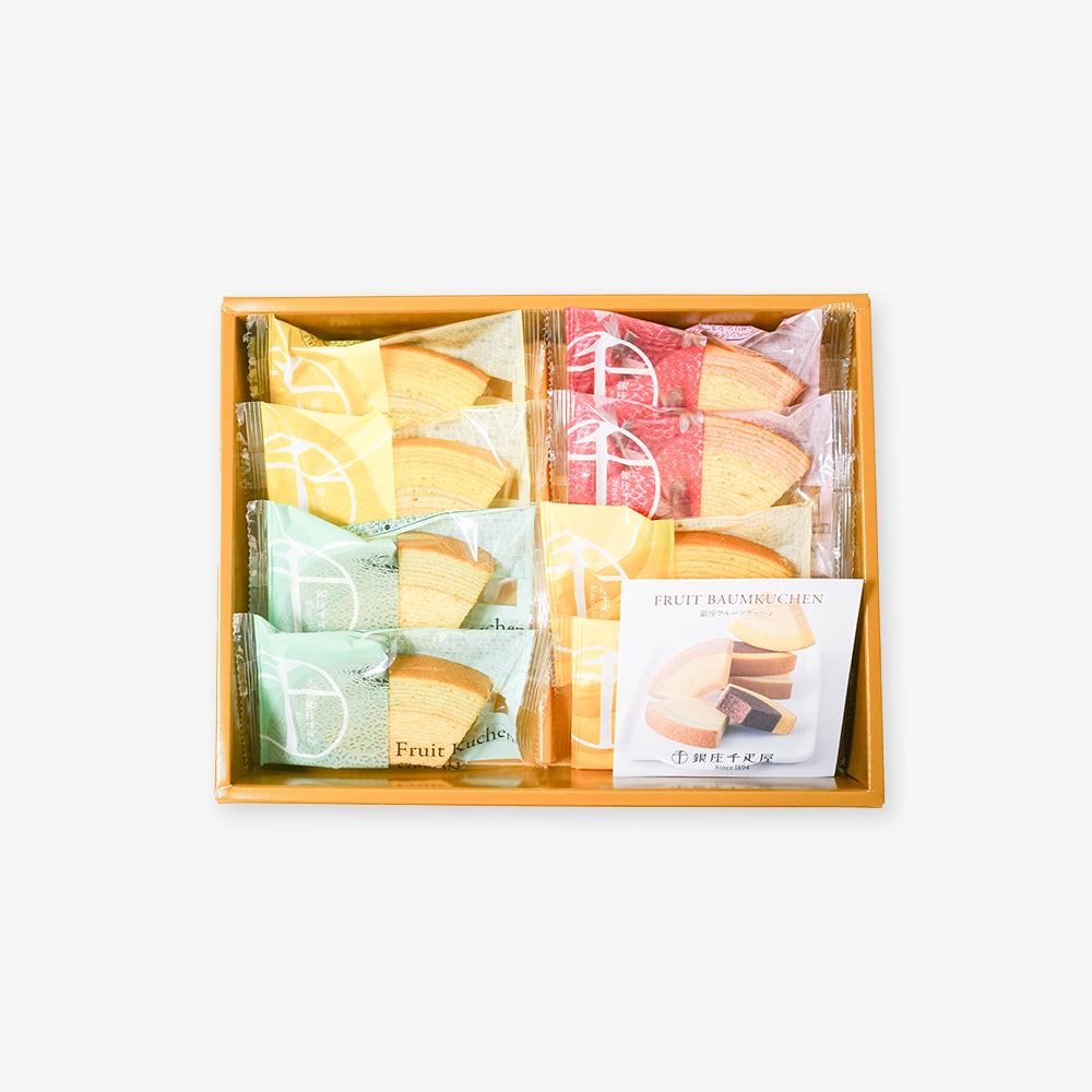 Senbikiya fruits baumkuchen (8 pieces in a box)
